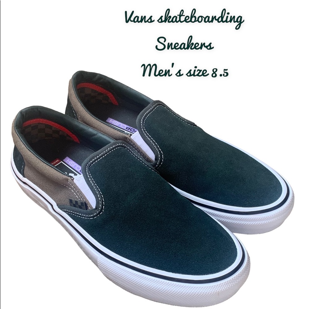 VANS. Skate slip on shoes men’s size 8.5.